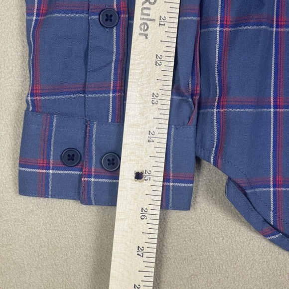 Columbia Shirt Adult Large‎ Blue Plaid Outdoor Fishing Hiking Mens NW - Picture 9 of 14